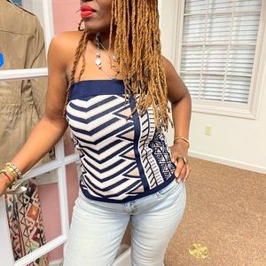 Tribal tube top shirt/skirt